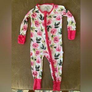 Little Sleepies Roses PJs